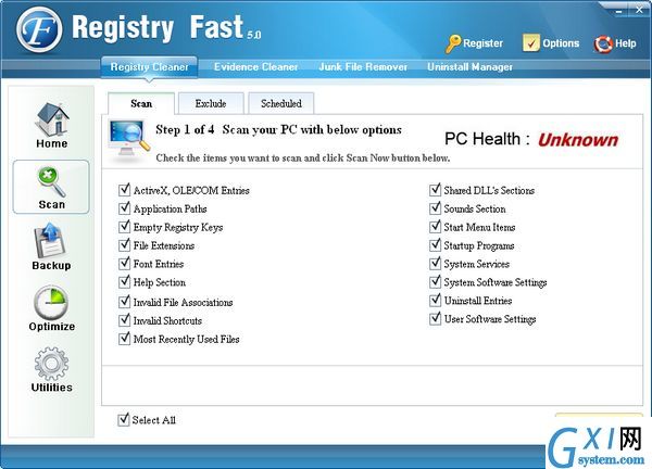 Registry Fast