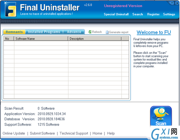 FinalUninstaller系统垃圾文件清理器