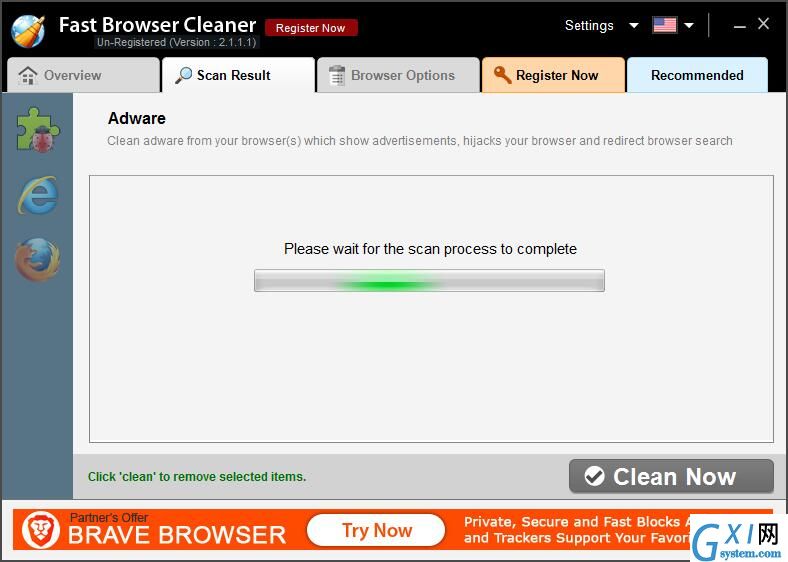 Fast Browser Cleaner