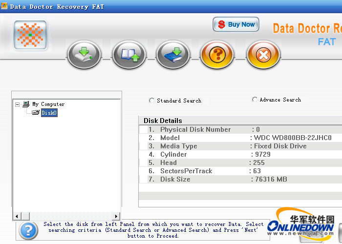 Hard Disk FAT Data Recovery