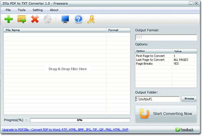 Zilla PDF to TXT Converter