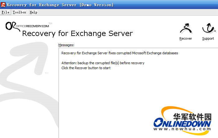 Recovery for Exchange Server