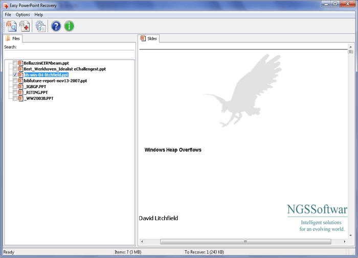 Easy PowerPoint Recovery