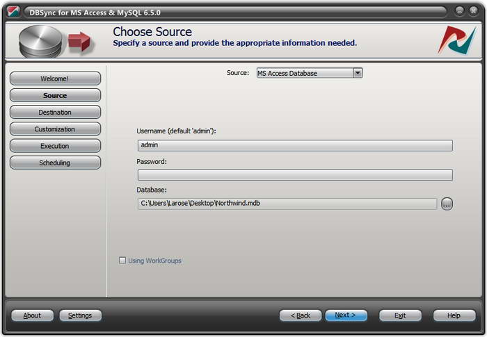 DBSync for MySQL & PostgreSQL