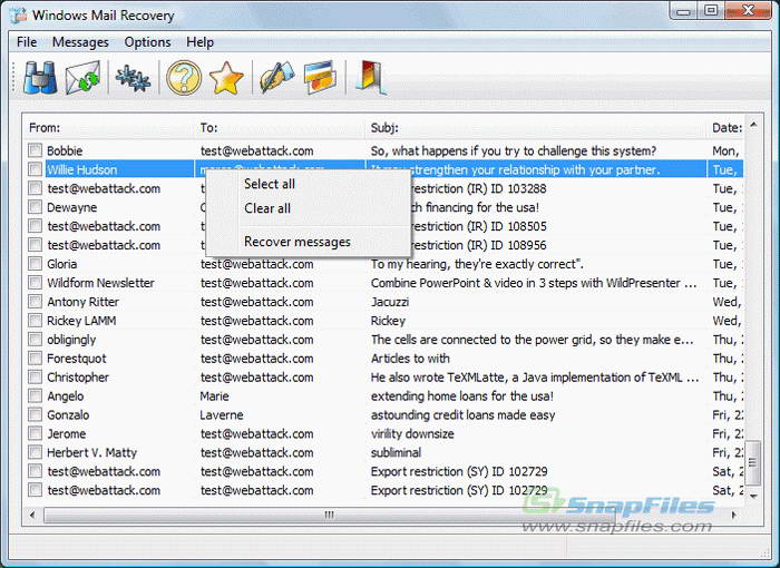 Windows Mail Recovery