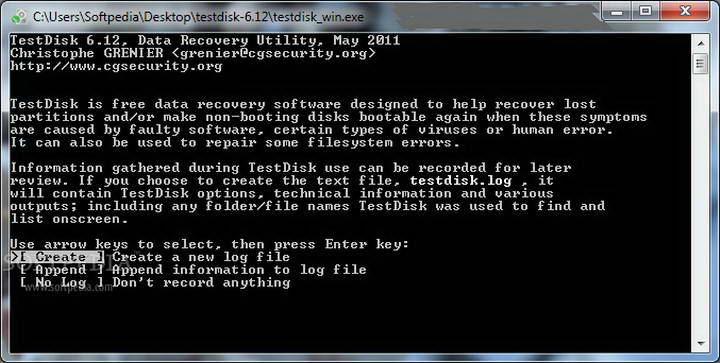 TestDisk For Dos