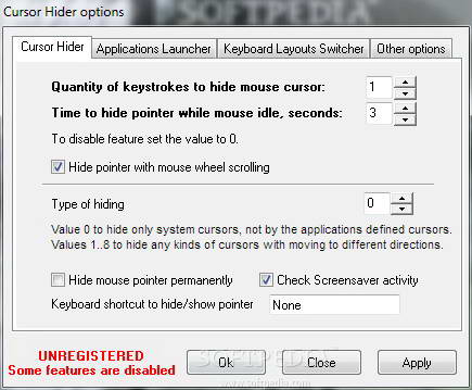 Active Cursor(Cursor Hider)