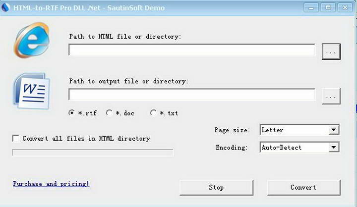 HTML-to-RTF Pro DLL .Net