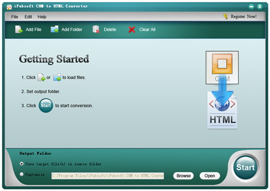 iPubsoft CHM to HTML Converter