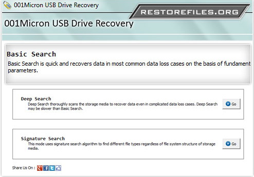 USB Drive Files Restore