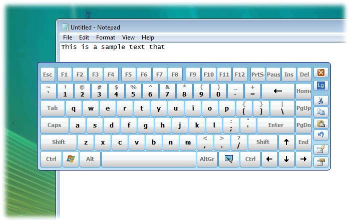 Hot Virtual Keyboard