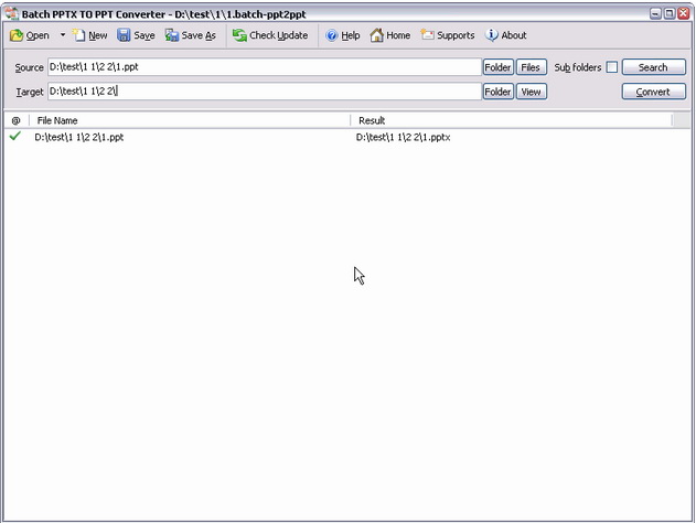 Batch PPT and PPTX Converter