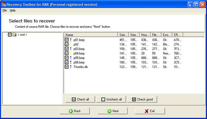 Recovery Toolbox for RAR