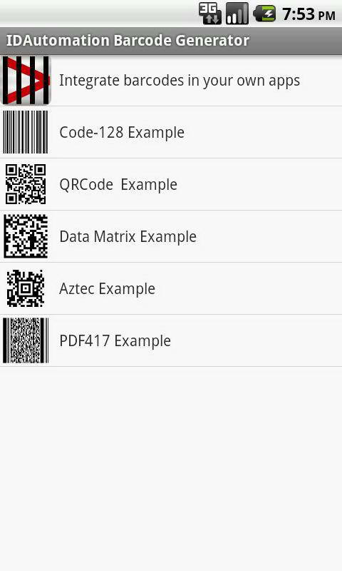 IDAutomation Java Barcode Package