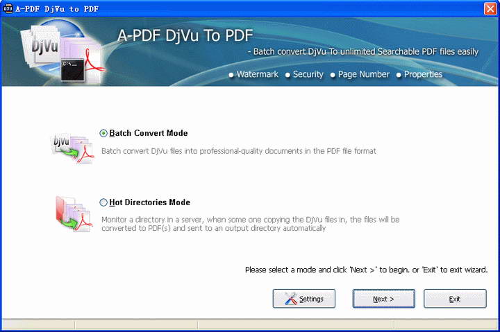 A-PDF DjVu to PDF