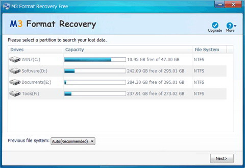 M3 Format Recovery