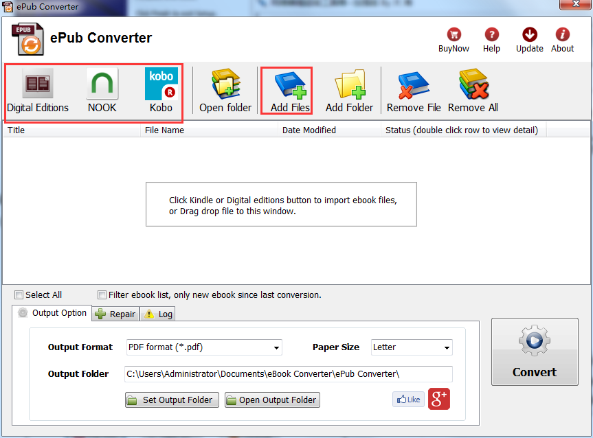 Digital Editions Converter