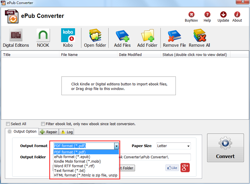 Digital Editions Converter