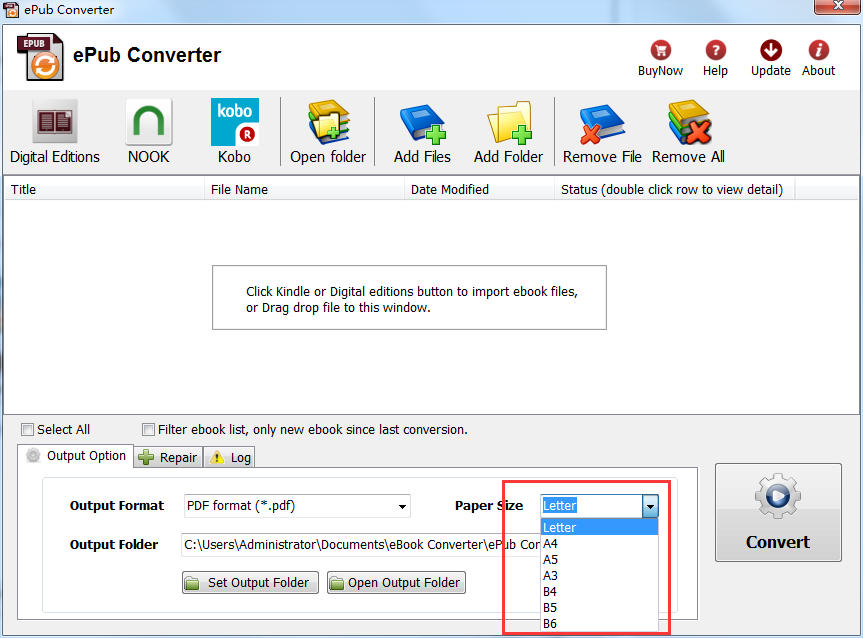 Digital Editions Converter