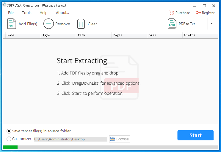 PDFtoTxt Converter