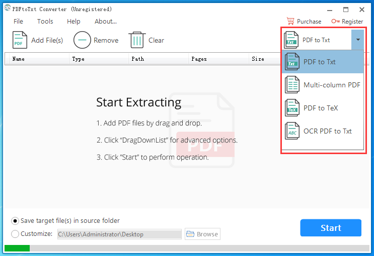 PDFtoTxt Converter