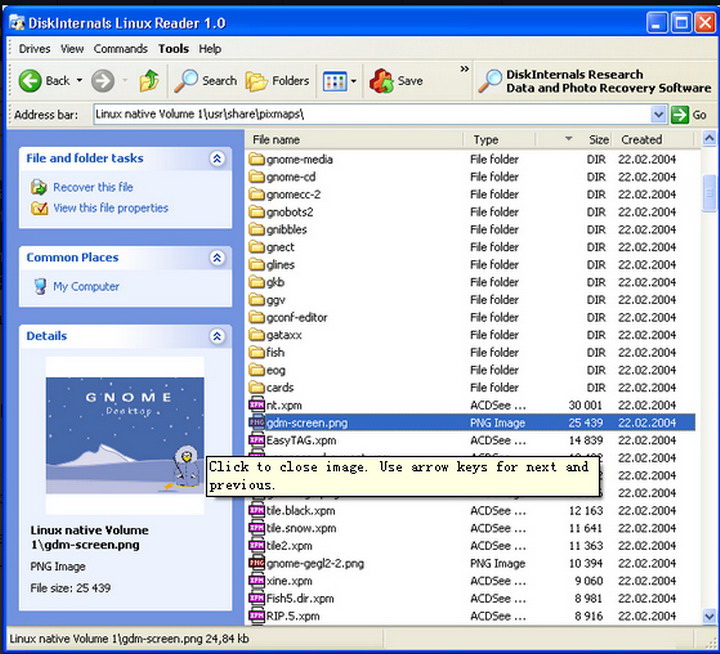 DiskInternals Linux Recovery