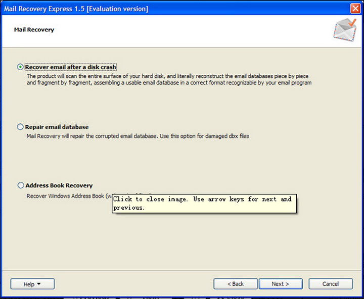 DiskInternals Mail Recovery Express