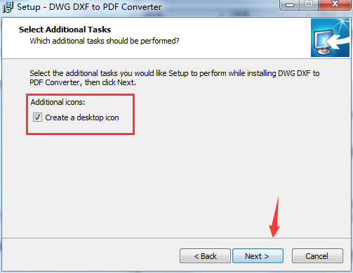 DWG DXF to PDF Converter