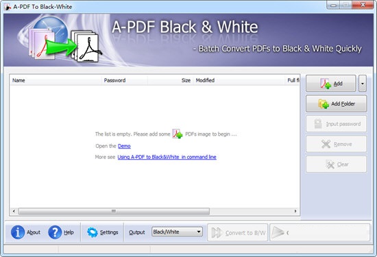 A-PDF To Black/White