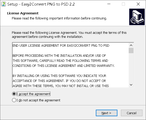 Easy2Convert PNG to PSD