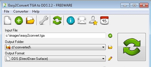 Easy2Convert TGA to DDS
