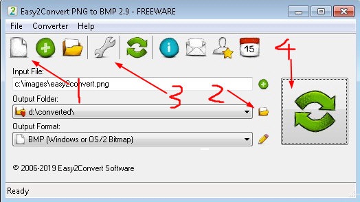 Easy2Convert PNG to BMP