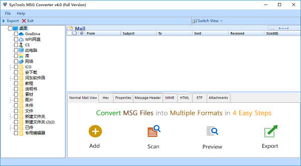 SysTools MSG Converter