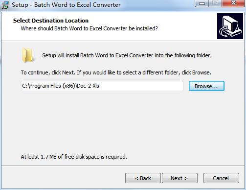 Batch DOC TO XLS Converter