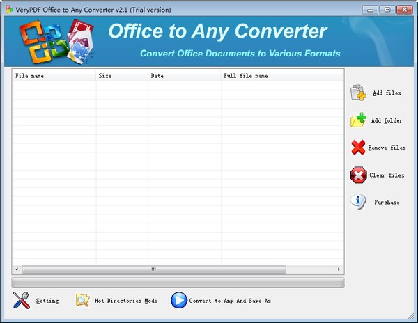 VeryPDF Office To Any Converter