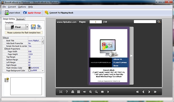 Boxoft eBook to Flipbook