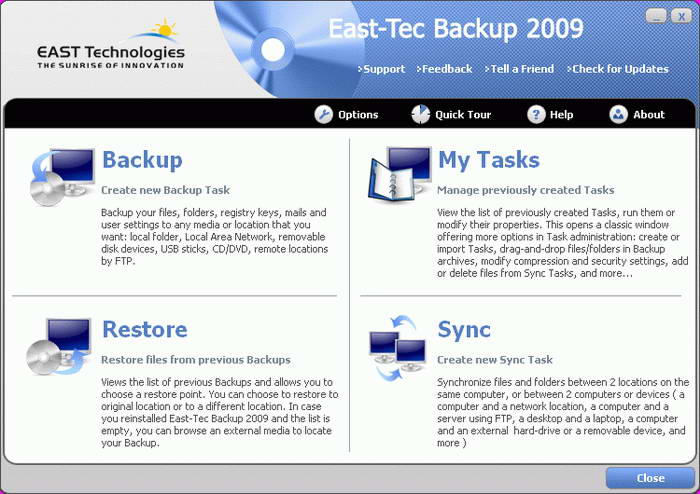 East-Tec Backup 2008