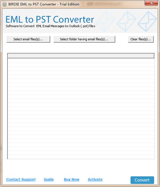 BIRDIE EML to PST Converter