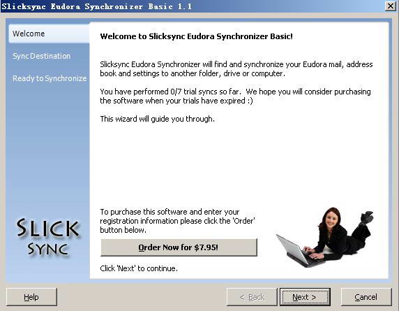 Slicksync Eudora Synchronizer Basic