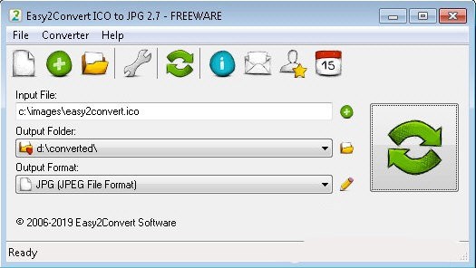 Easy2Convert ICO to JPG