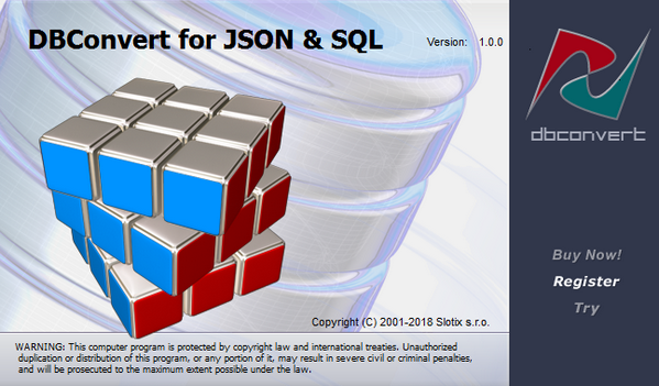 DBConvert for JSON and SQL