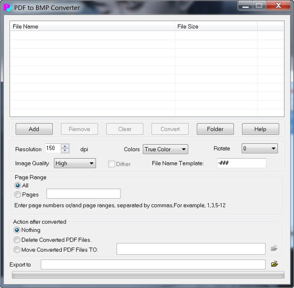 Digitzone PDF to BMP Converter