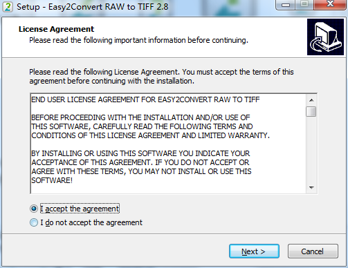 Easy2Convert RAW to TIFF