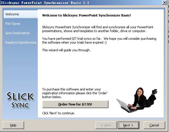 Slicksync PowerPoint Synchronizer Basic