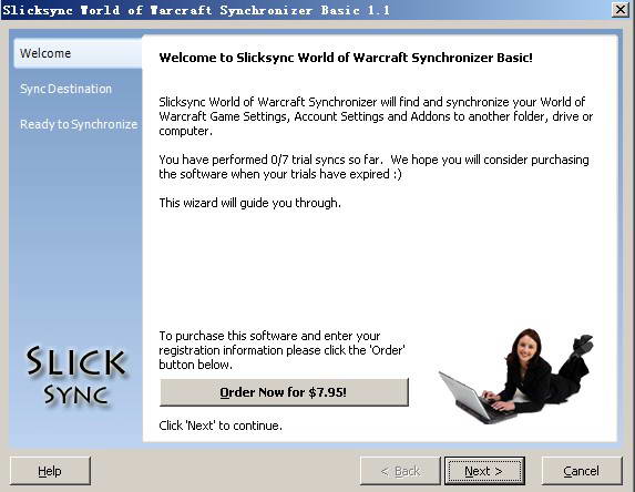 Slicksync World of Warcraft Synchronizer Basic