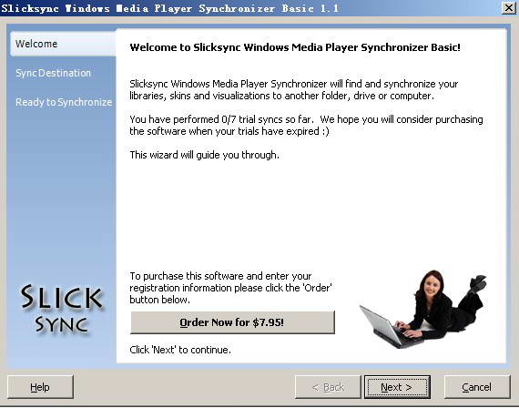 Slicksync Windows Media Player Synchronizer Basic