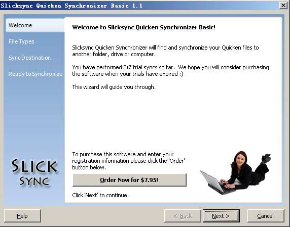 Slicksync Quicken Synchronizer Basic