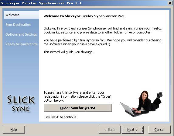 Slicksync Firefox Synchronizer Pro