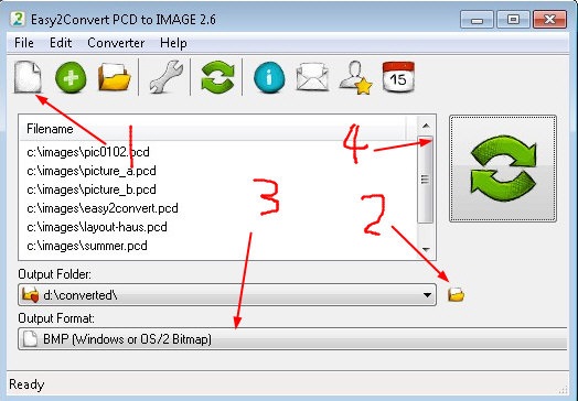 Easy2Convert PCD to IMAGE