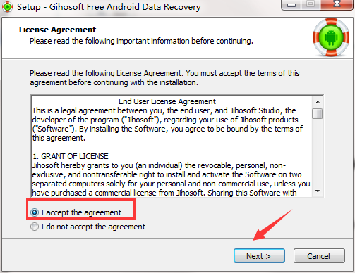 Gihosoft Free Android Data Recovery